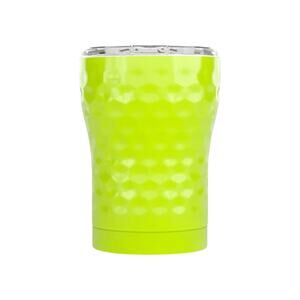 SIC Cup 12 oz Neon Yellow Dimpled Golf